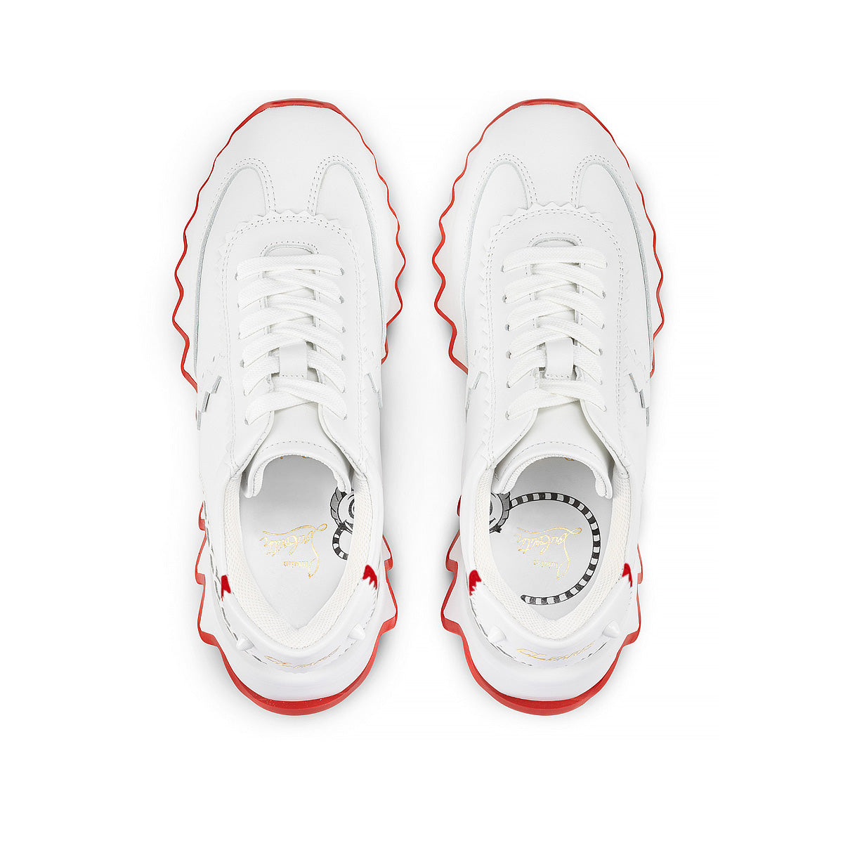 Christian Louboutin Mini Shark Kids Unisex Shoes | Color White