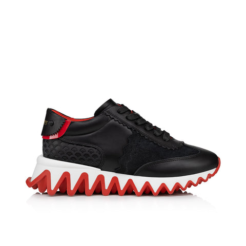 Christian Louboutin Mini Shark Kids Unisex Shoes | Color Black