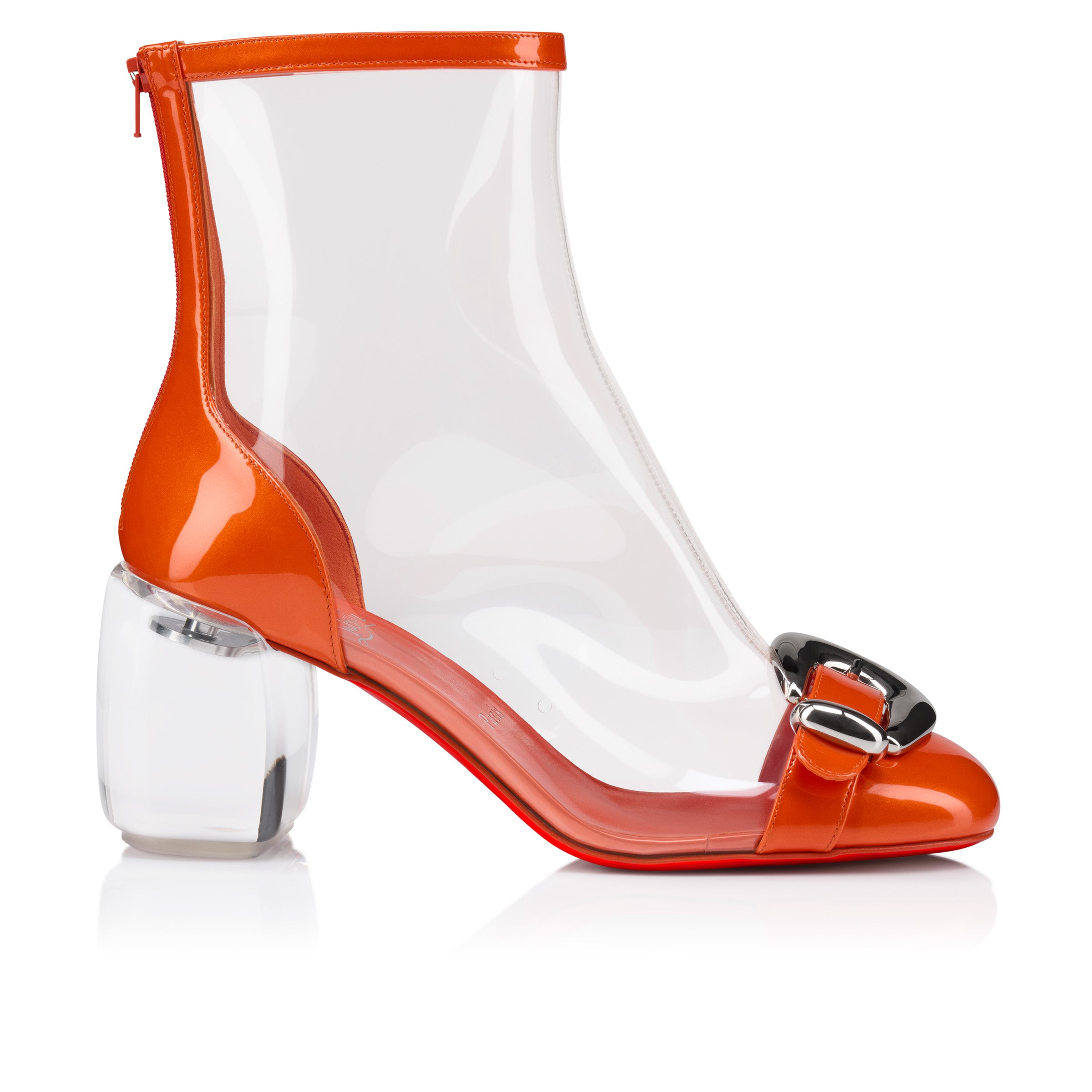 Christian Louboutin Minny Bubble Booty Women Shoes | Color Orange