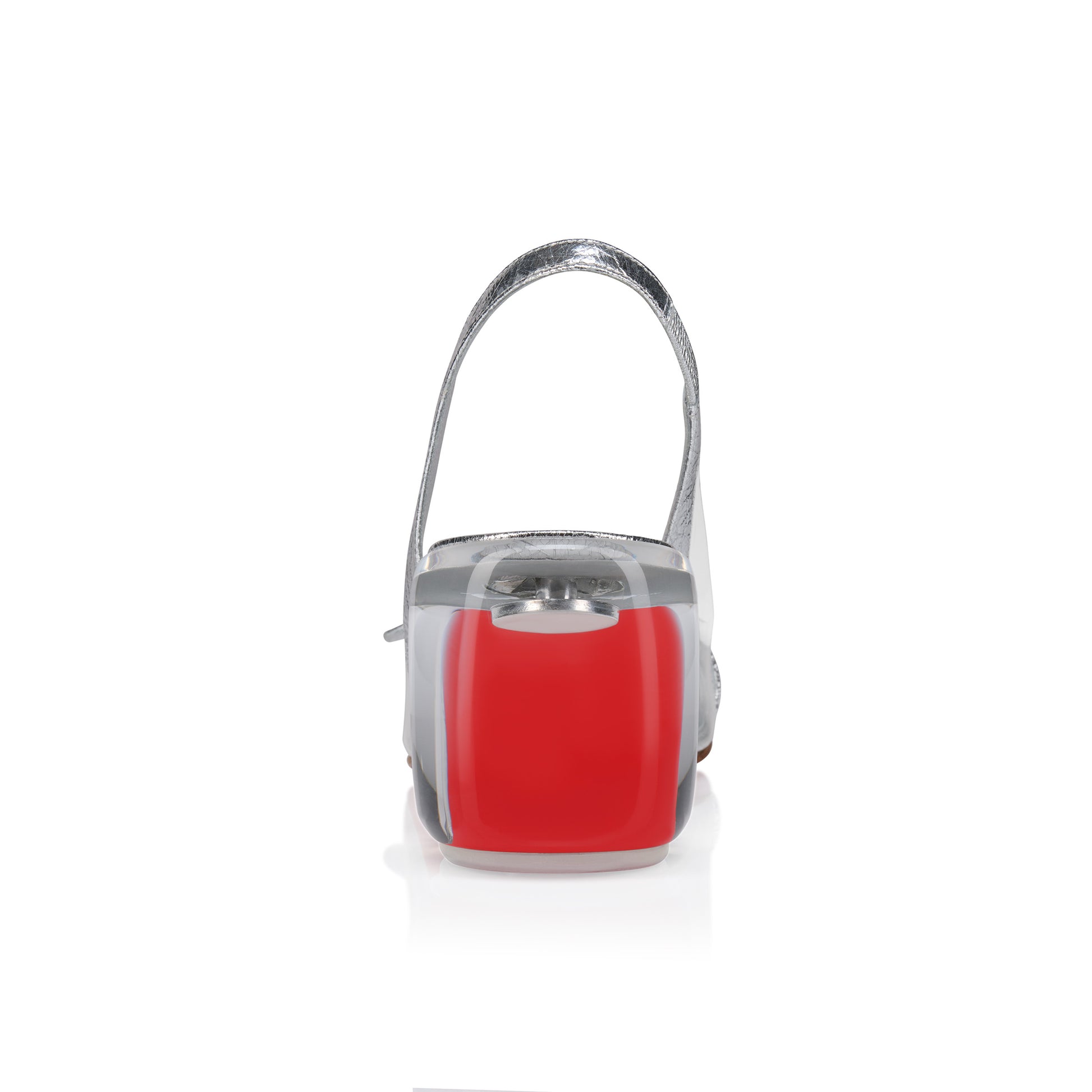 Christian Louboutin Minny Bubble Sling Women Shoes | Color Silver
