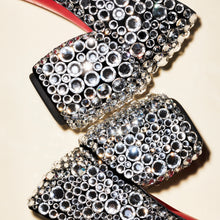 Load image into Gallery viewer, Christian Louboutin Minny Maxi Strass Women Shoes | Color Silver
