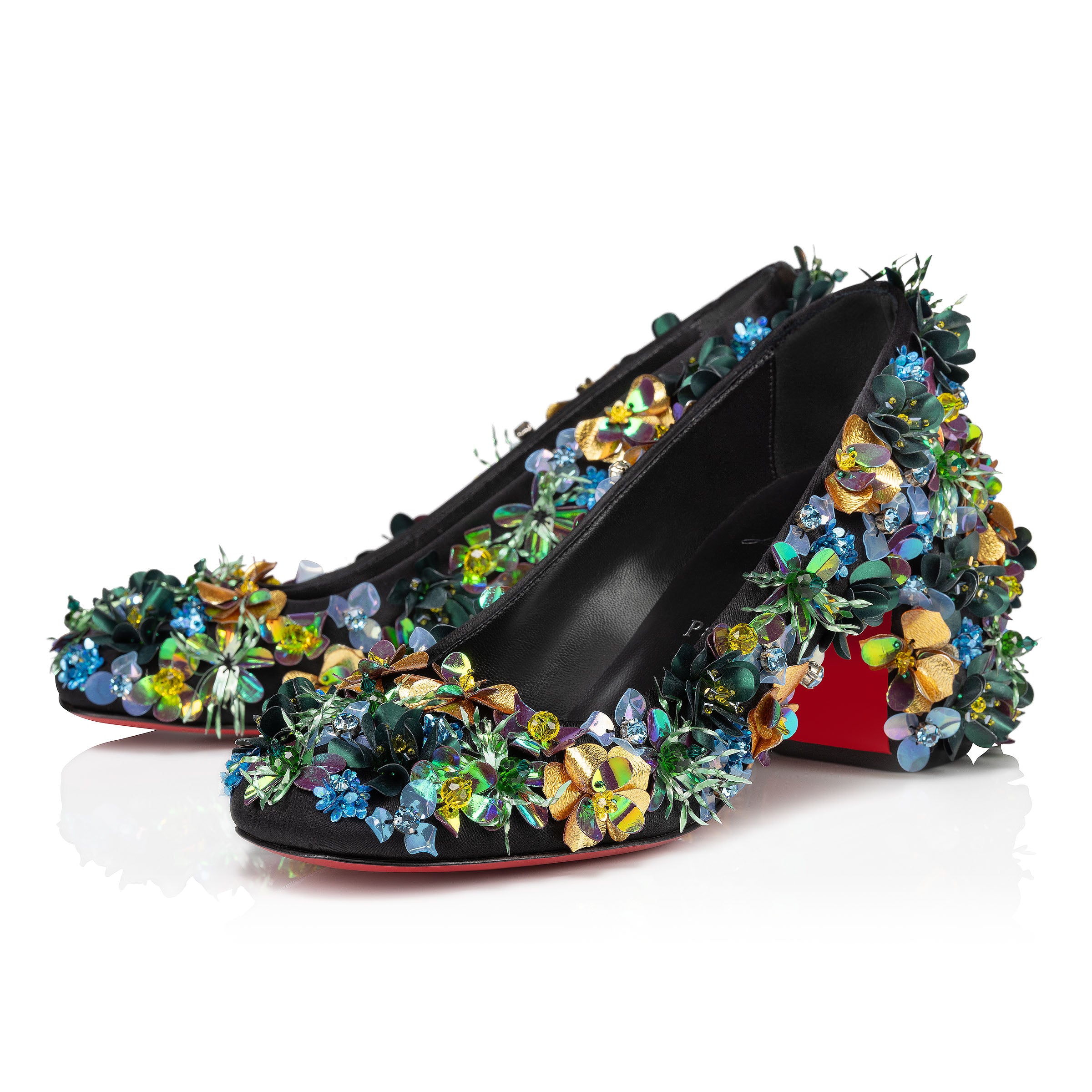 Christian Louboutin Minny Tropica Women Shoes | Color Black