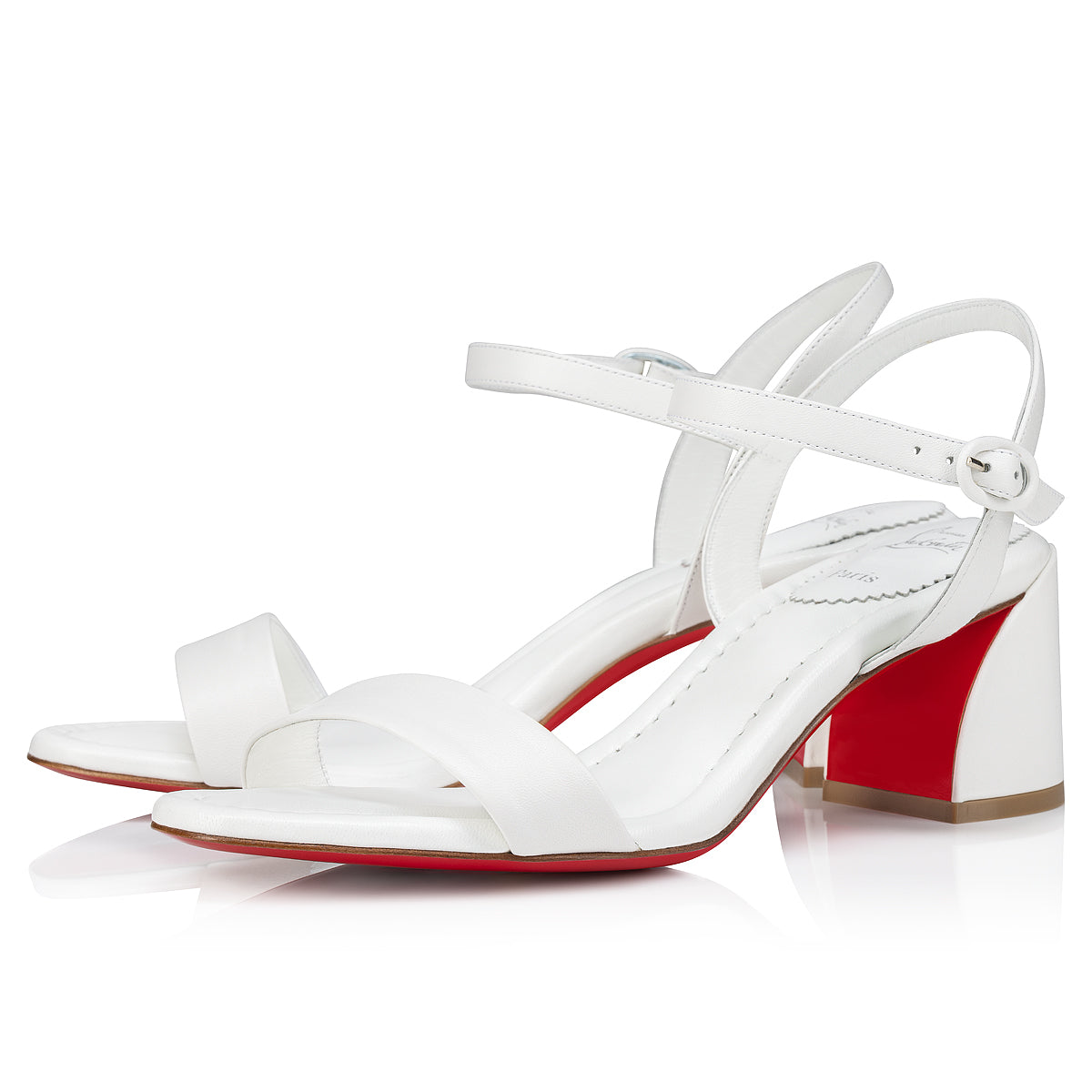 Christian Louboutin Miss Jane Sandal Women Shoes | Color White