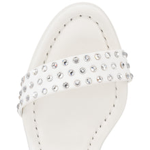 Load image into Gallery viewer, Christian Louboutin Miss Jane Sandal Strass Boum Women Shoes | Color White
