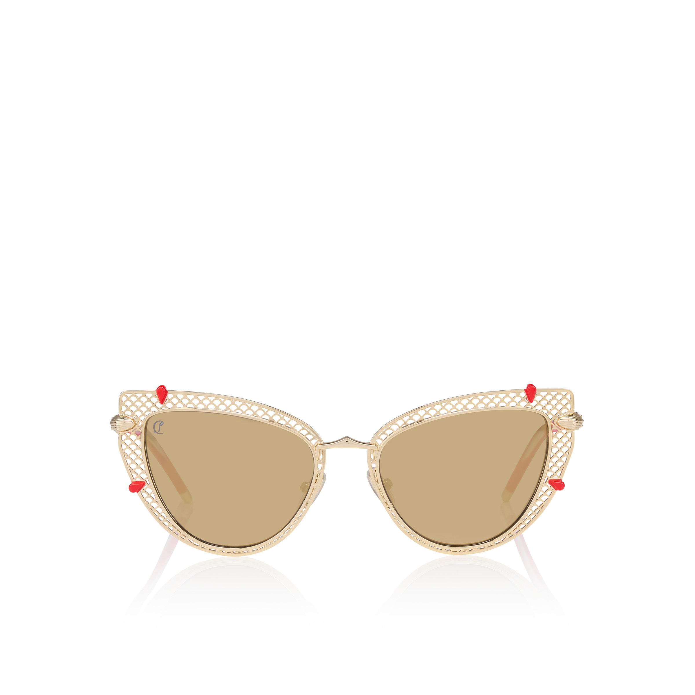 Christian Louboutin Miss Z Lb0002 Women Eyewear | Color Gold