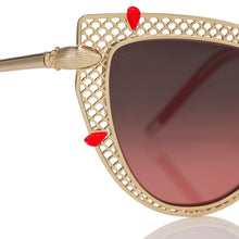 Load image into Gallery viewer, Christian Louboutin Miss Z Lb0002 Women Eyewear | Color Gold
