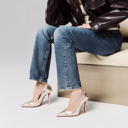 Christian Louboutin Miss Z Women Shoes | Color Gold