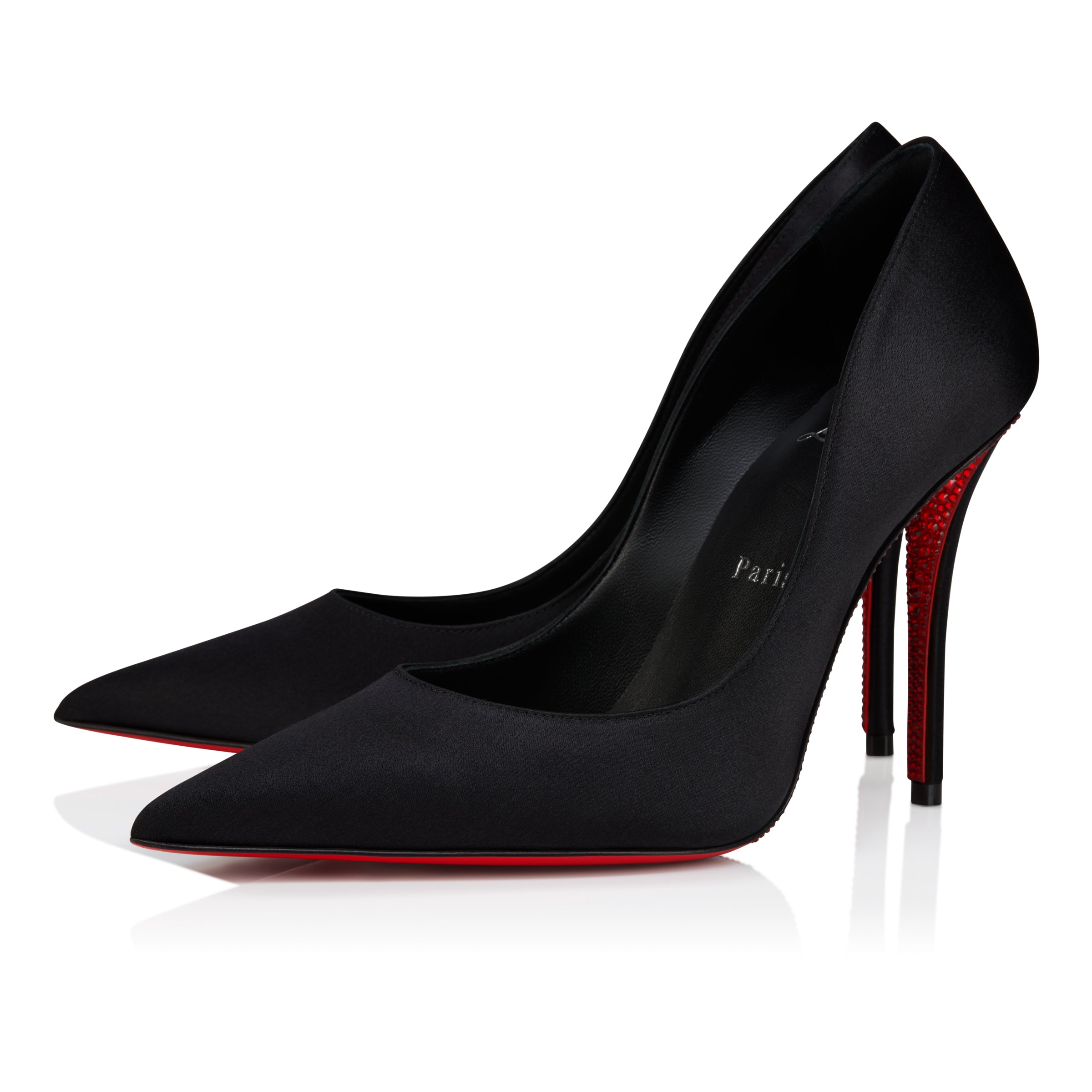Christian Louboutin Miss Z Suola Strass Women Shoes | Color Black