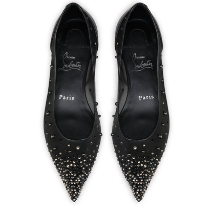 Christian Louboutin Miss Z Degrastrassina Perla Women Shoes | Color Black