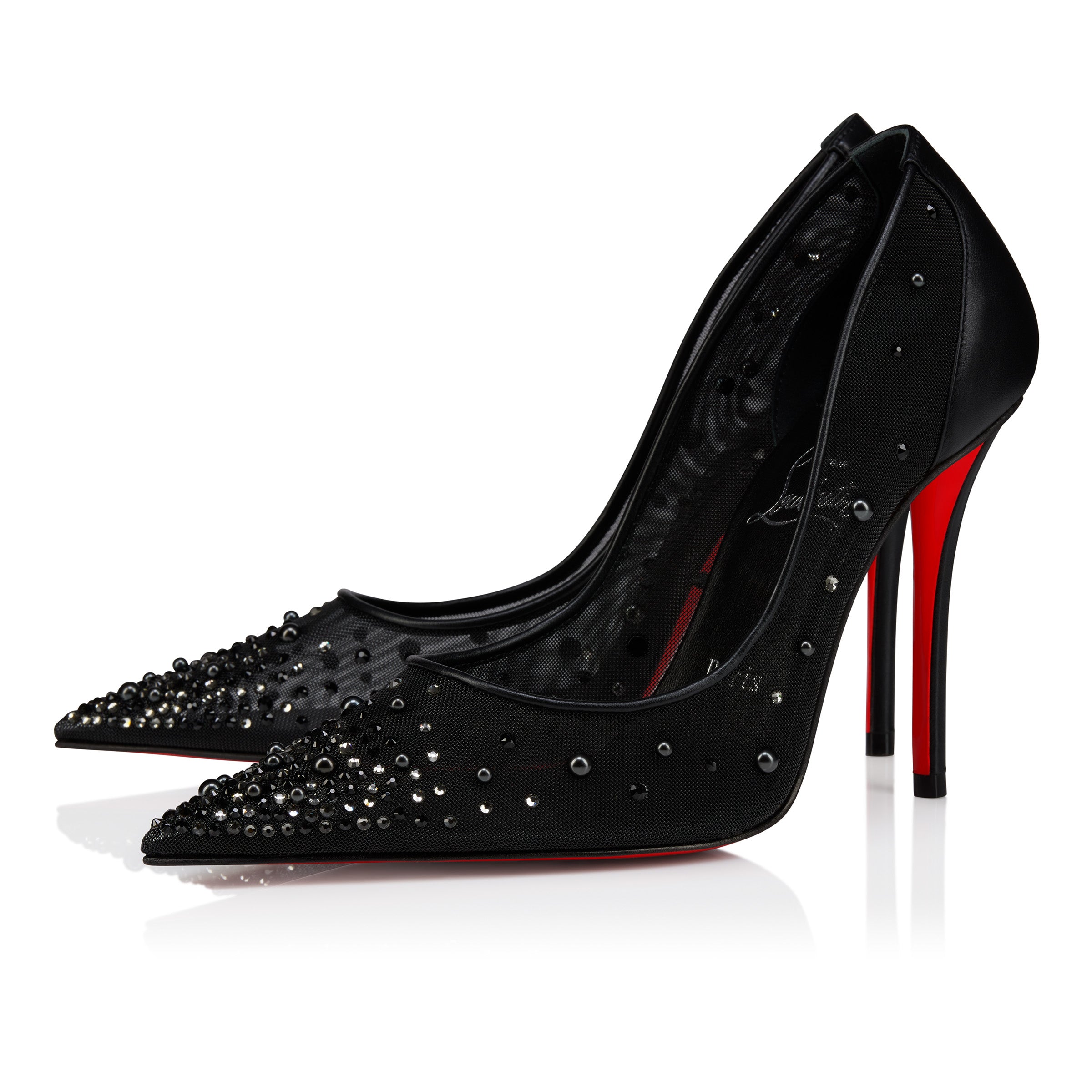 Christian Louboutin Miss Z Degrastrass Perla Women Shoes | Color Black