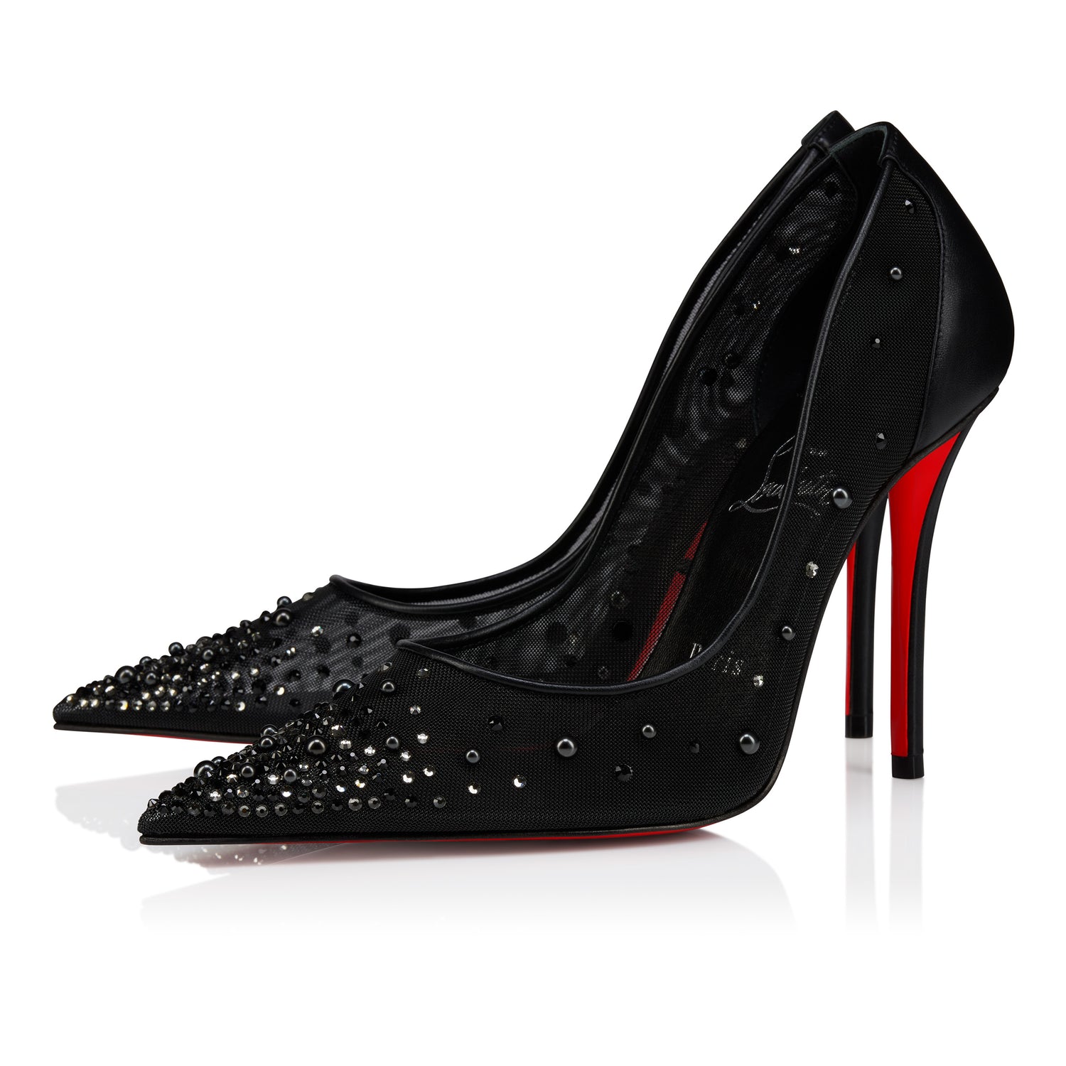 Christian Louboutin Miss Z Degrastrass Perla Women Shoes | Color Black