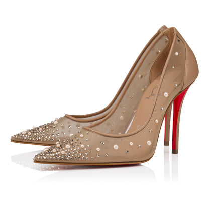 Christian Louboutin Miss Z Degrastrass Perla Women Shoes | Color Nude