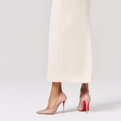 Christian Louboutin Miss Z Degrastrass Perla Women Shoes | Color Nude