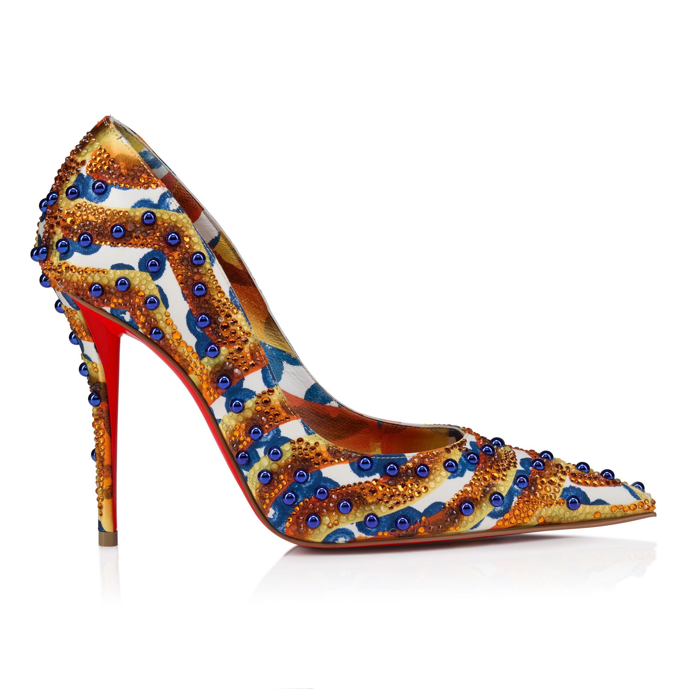 Christian Louboutin Miss Z Gaagal Sphere Women Shoes | Color Orange