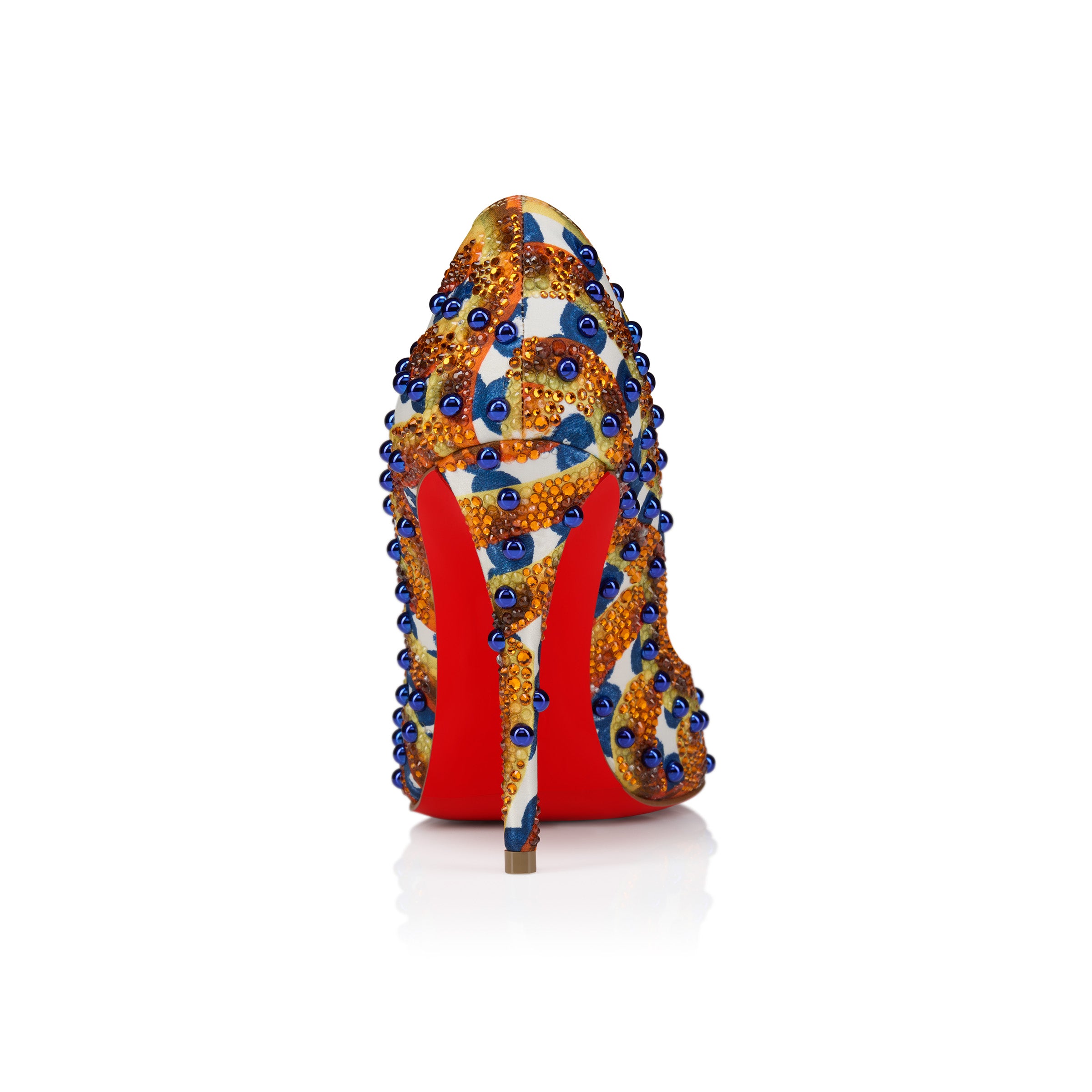 Christian Louboutin Miss Z Gaagal Sphere Women Shoes | Color Orange