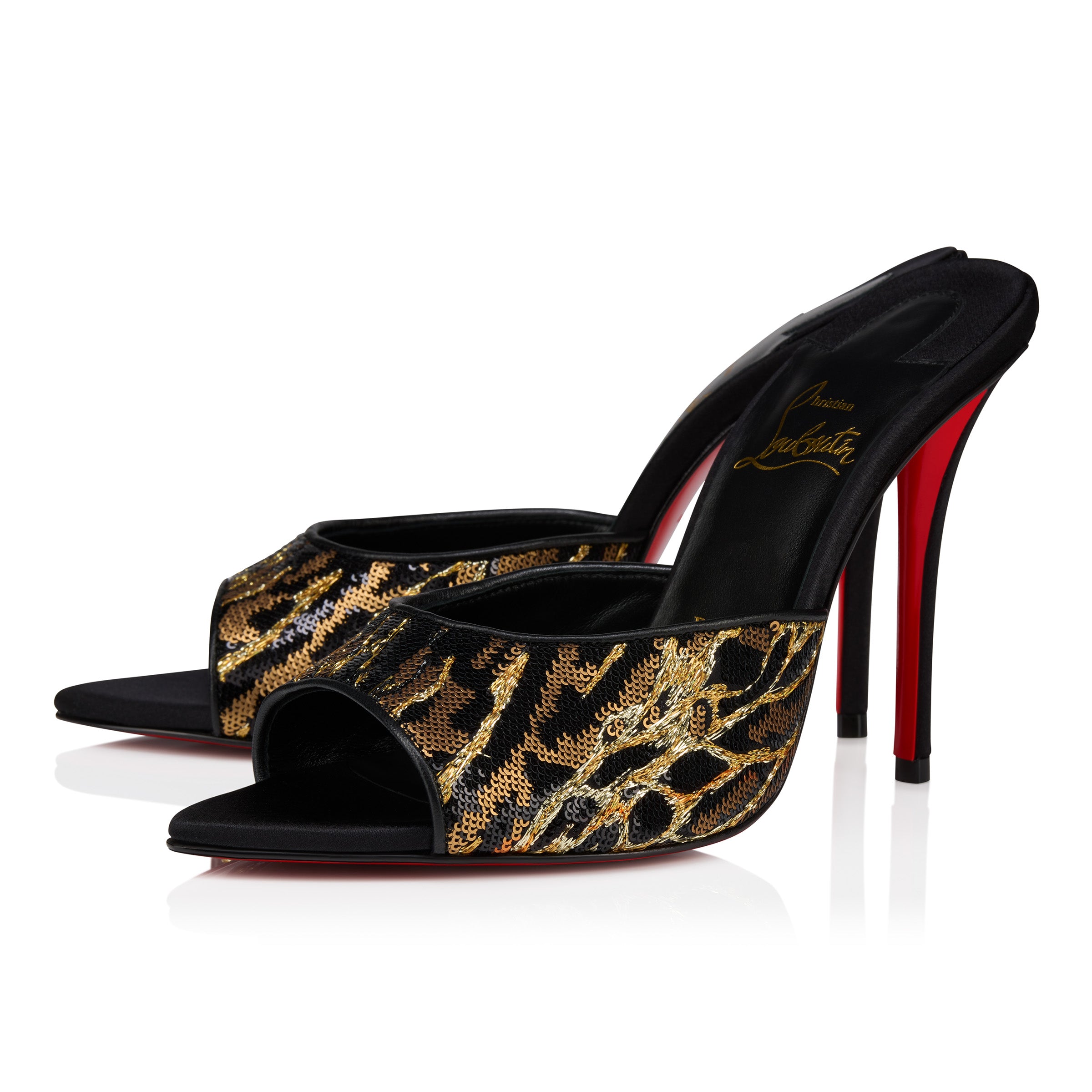 Christian Louboutin Miss Z Mule Ocelot Women Shoes | Color Multicolor