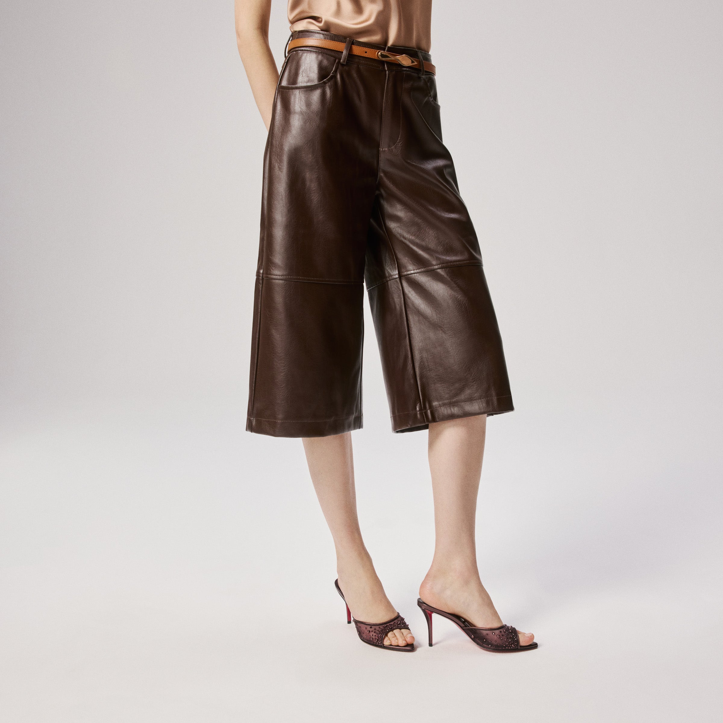 Christian Louboutin Miss Z Mule Degrasstrass Perla Women Shoes | Color Pink