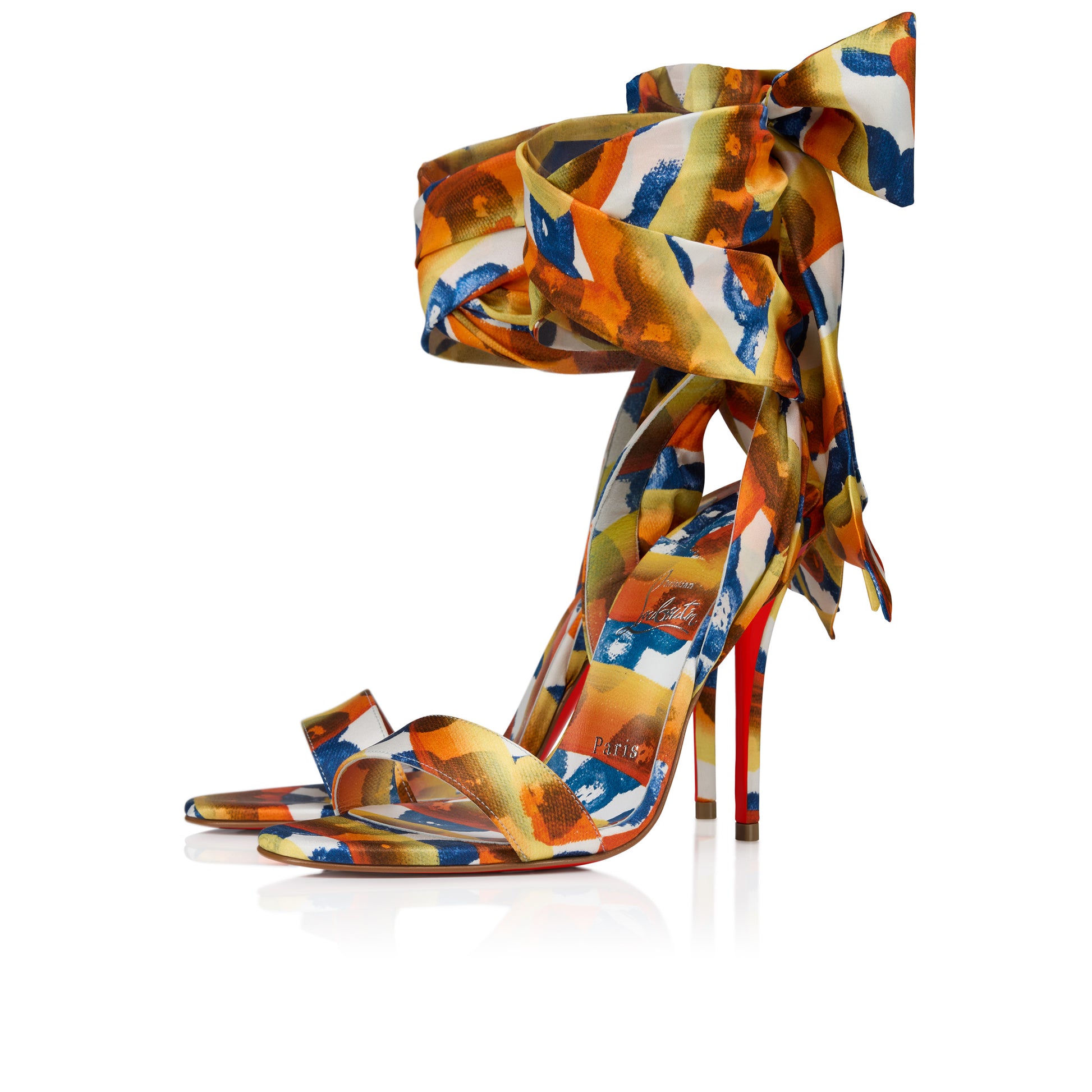 Christian Louboutin Miss Z Sandal Du Desert Women Shoes | Color Orange