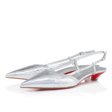 Load image into Gallery viewer, Christian Louboutin Miss Z Slingina Women Shoes | Color Silver

