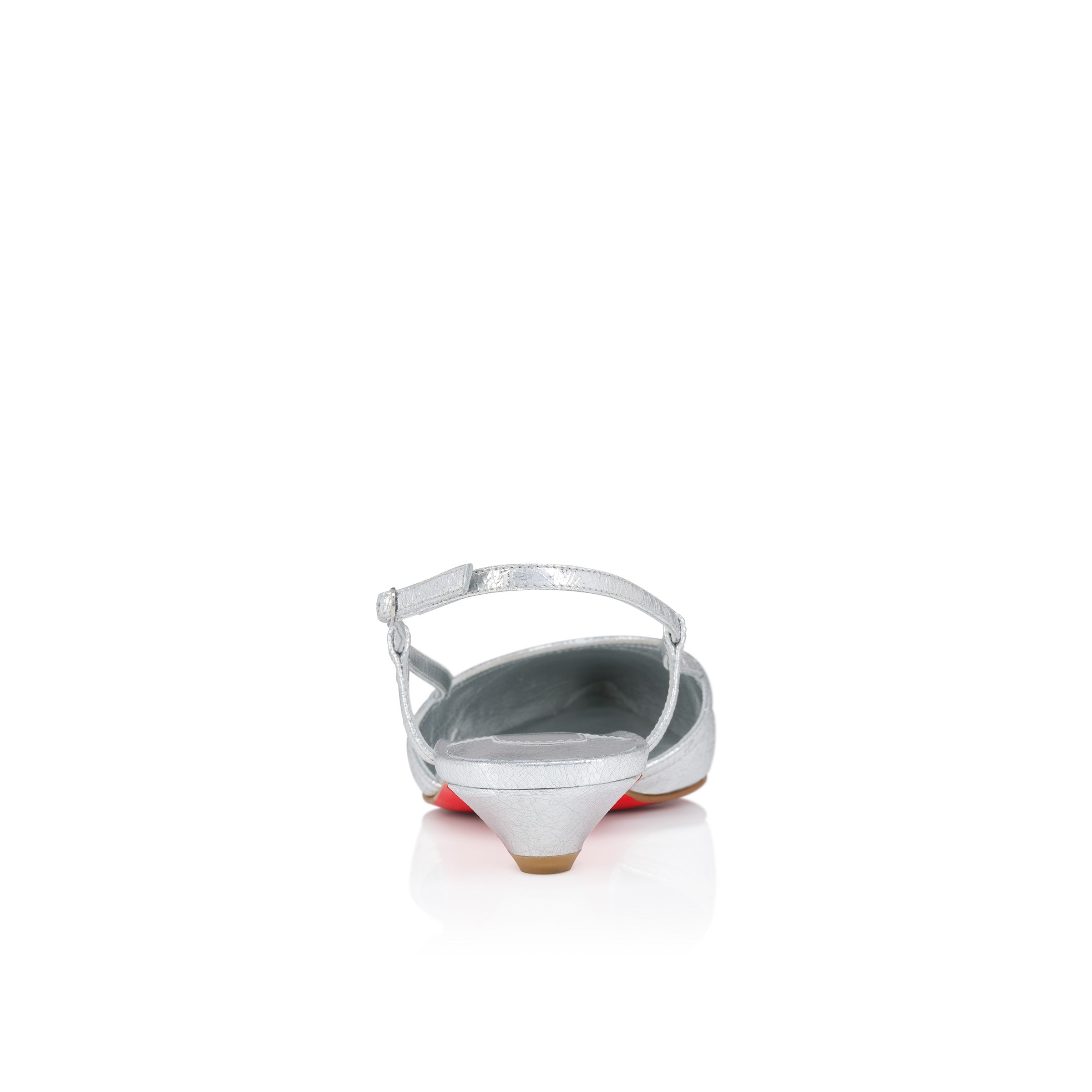 Christian Louboutin Miss Z Slingina Women Shoes | Color Silver