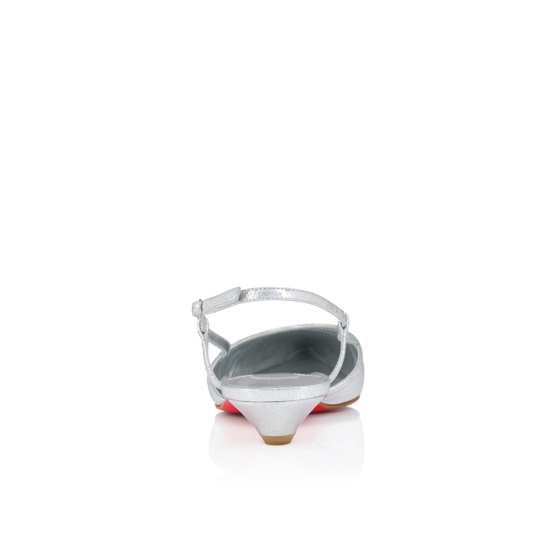 Christian Louboutin Miss Z Slingina Women Shoes | Color Silver