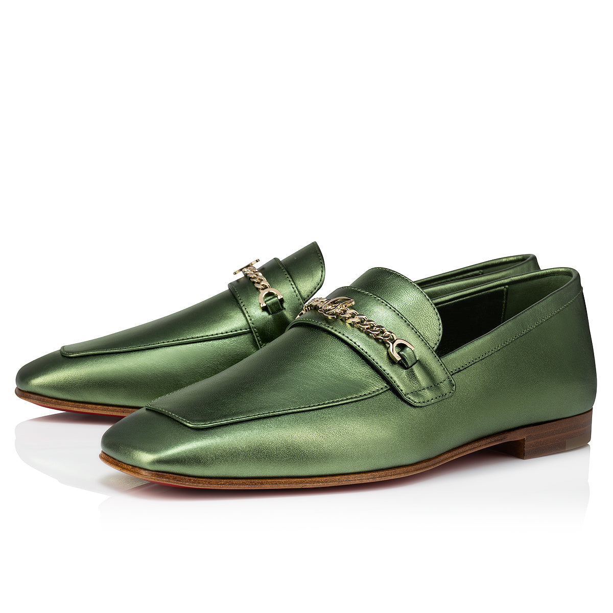 Christian Louboutin Mj Moc Women Shoes | Color Green
