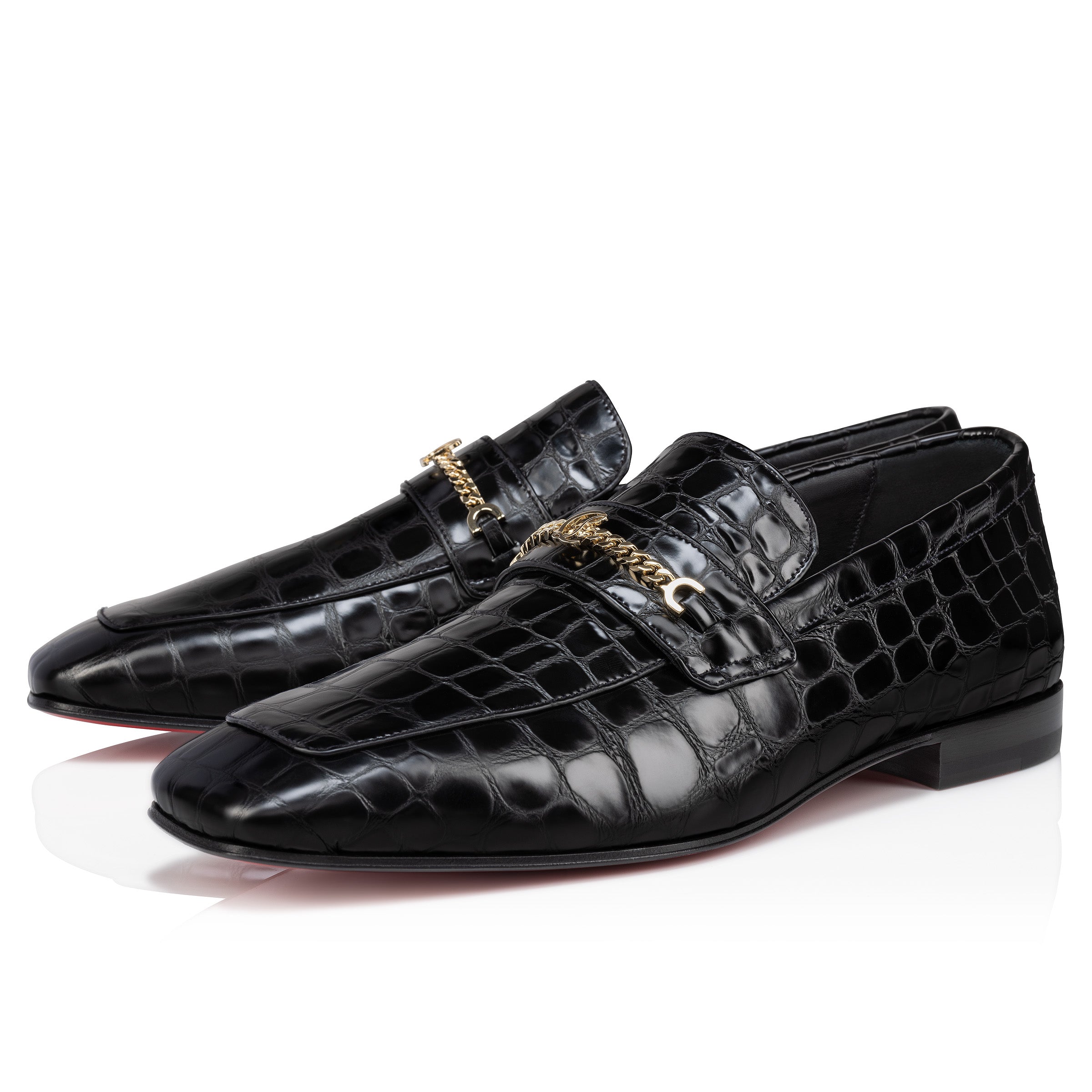 Christian Louboutin Mj Moc Men Men Shoes | Color Black