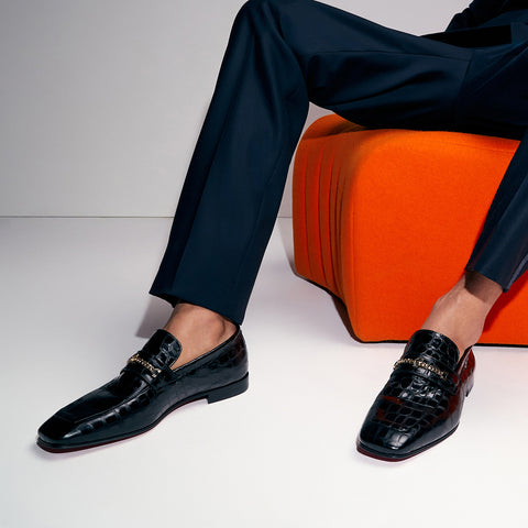 Christian Louboutin Mj Moc Men Men Shoes | Color Black