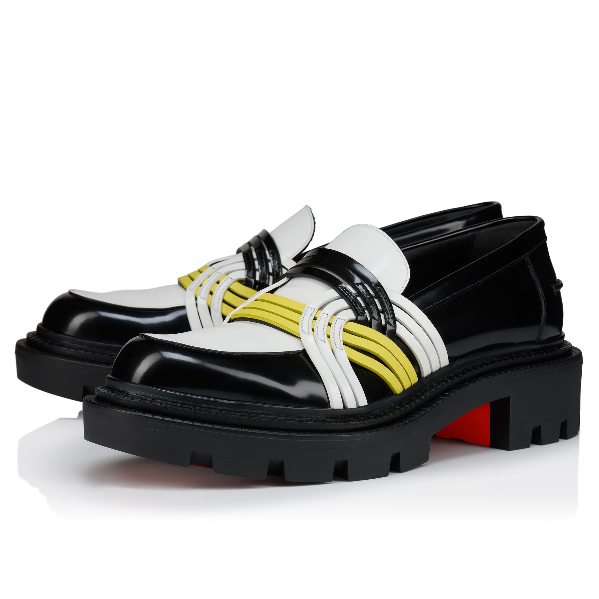 Christian Louboutin Moc College Gaagal Men Shoes | Color Black