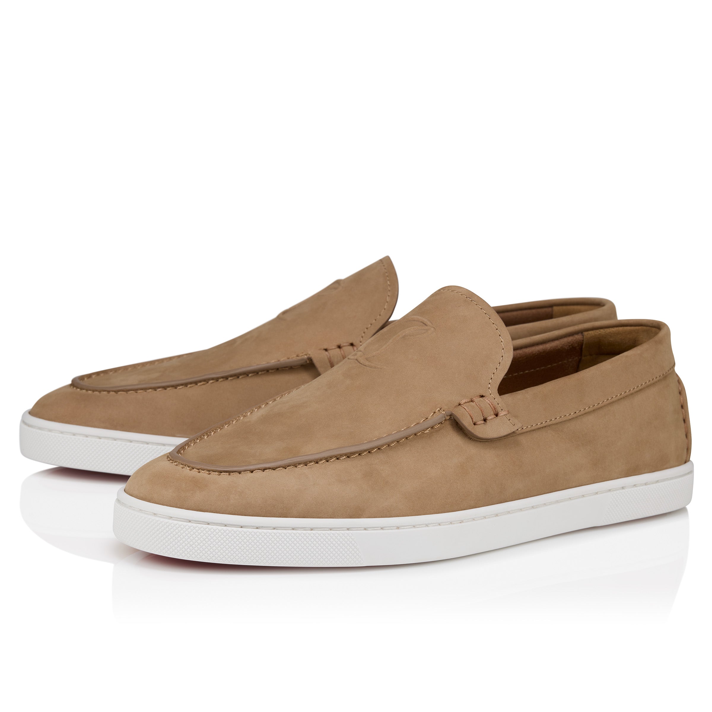 Christian Louboutin Moonboat Men Shoes | Color Beige