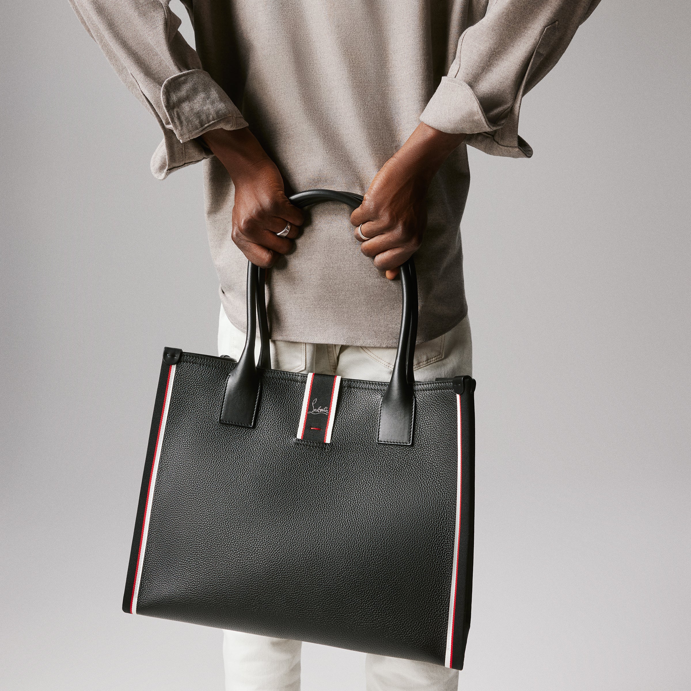 Christian Louboutin Nastroloubi L Men Bags | Color Black