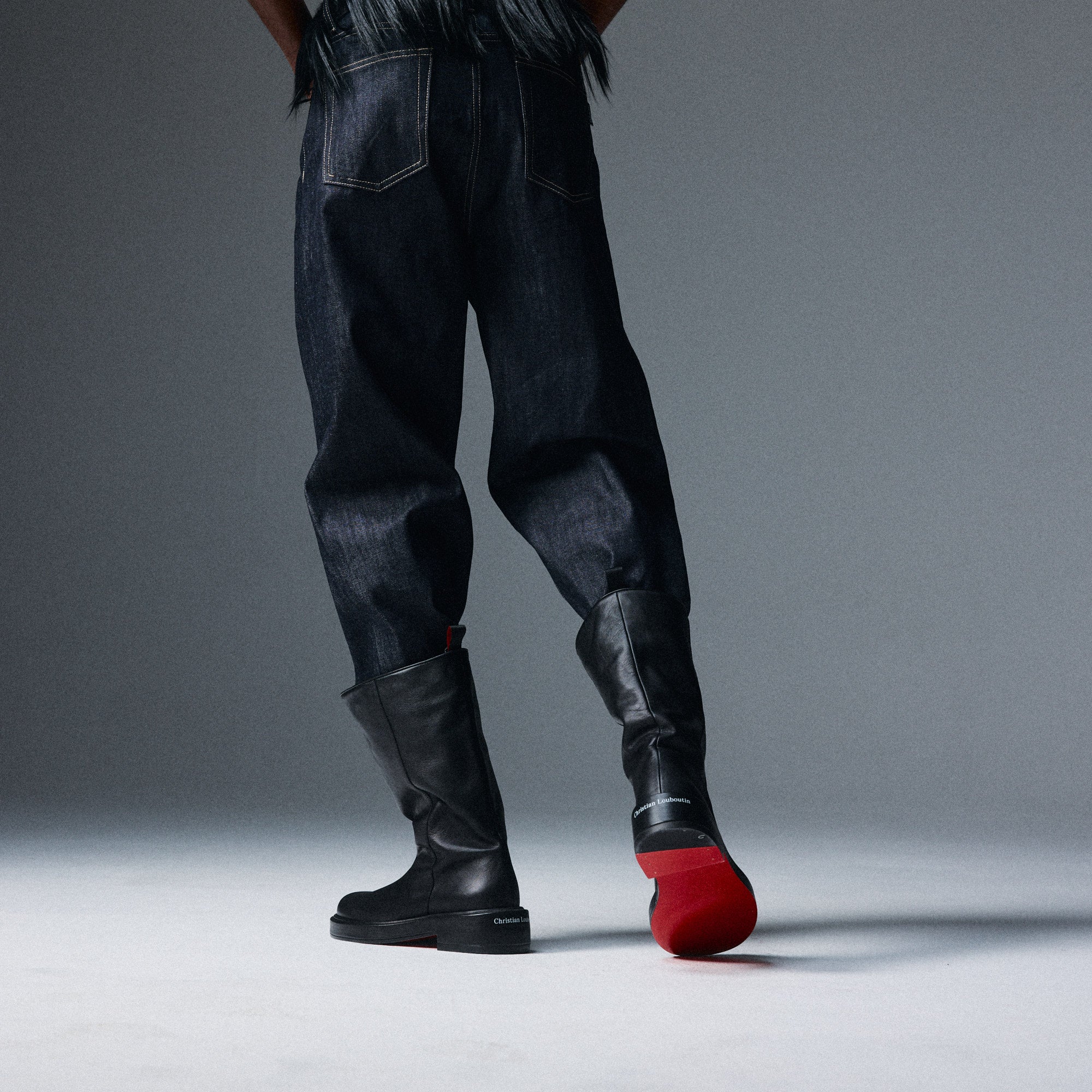 Christian Louboutin Neo Bloon Men Shoes | Color Black