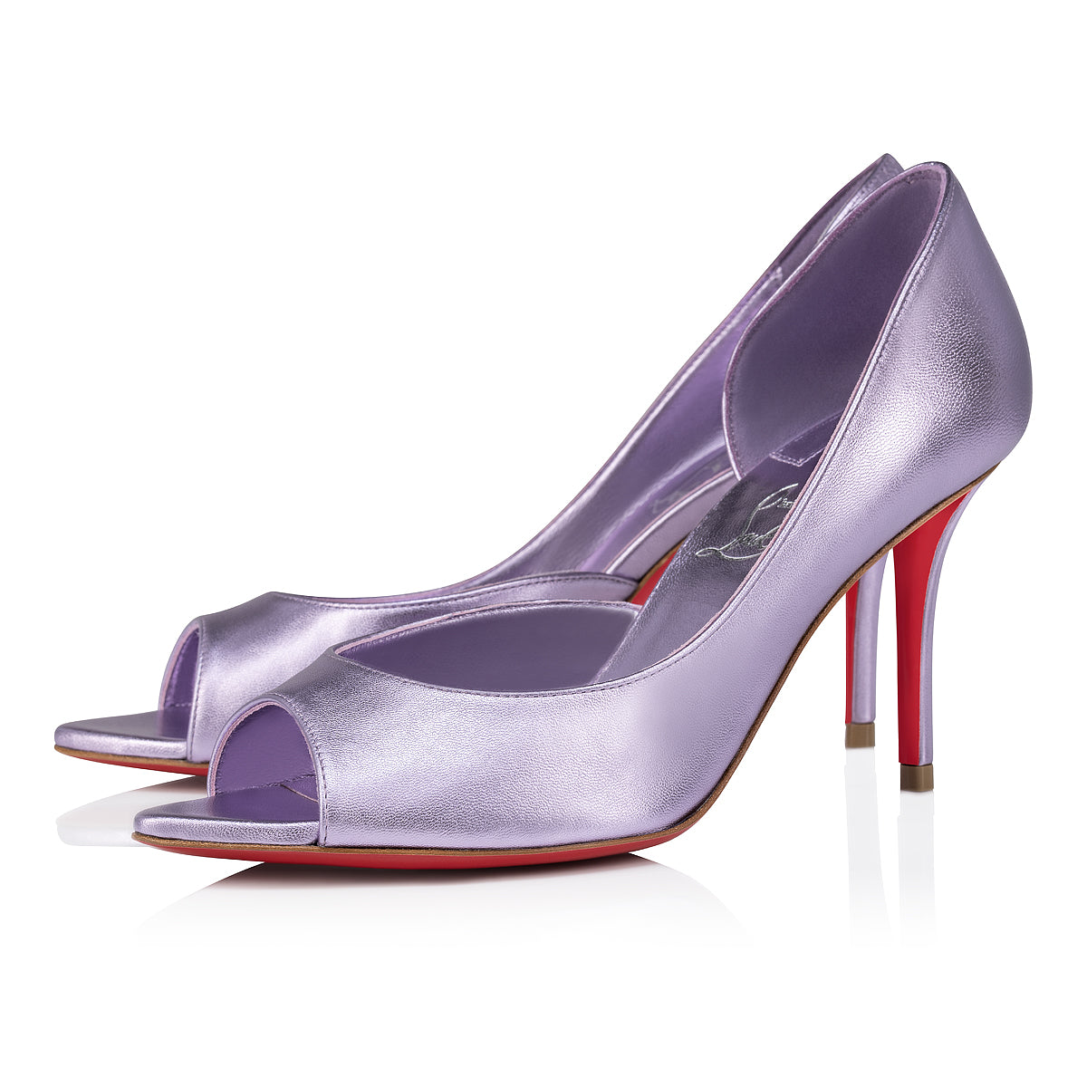 Christian Louboutin Open Apostropha Women Shoes | Color Purple