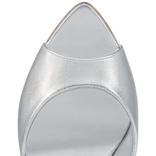 Load image into Gallery viewer, Christian Louboutin Open Apostropha Women Shoes | Color Silver
