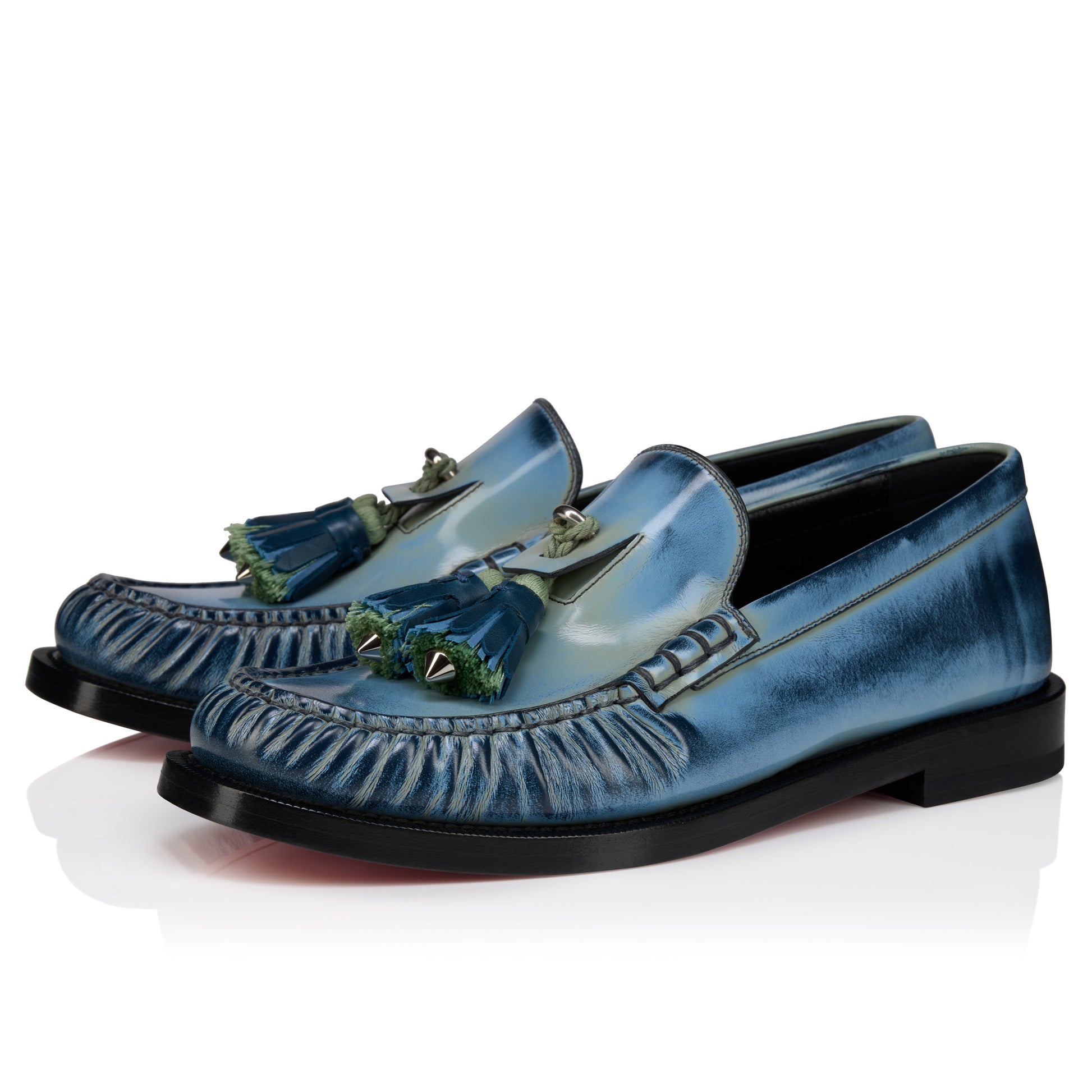 Christian Louboutin Orlando Men Shoes | Color Blue