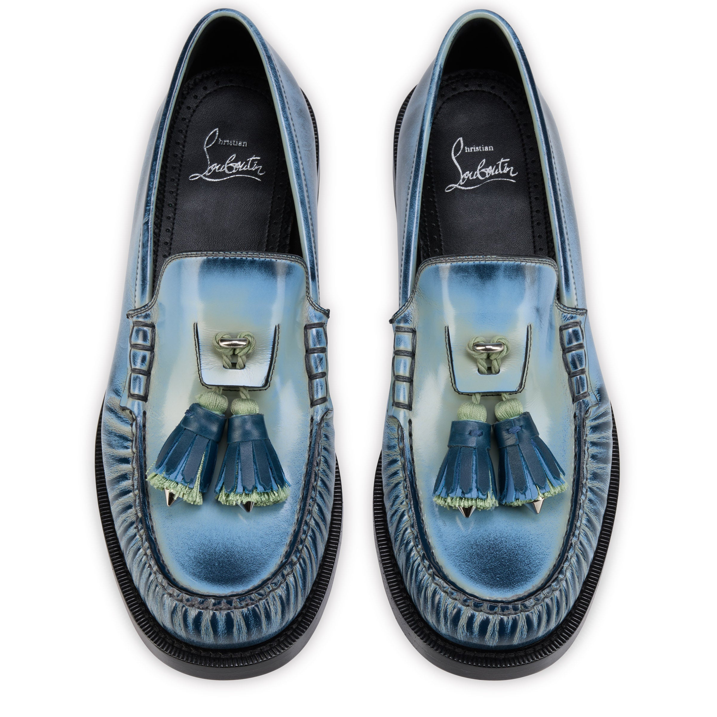 Christian Louboutin Orlando Men Shoes | Color Blue