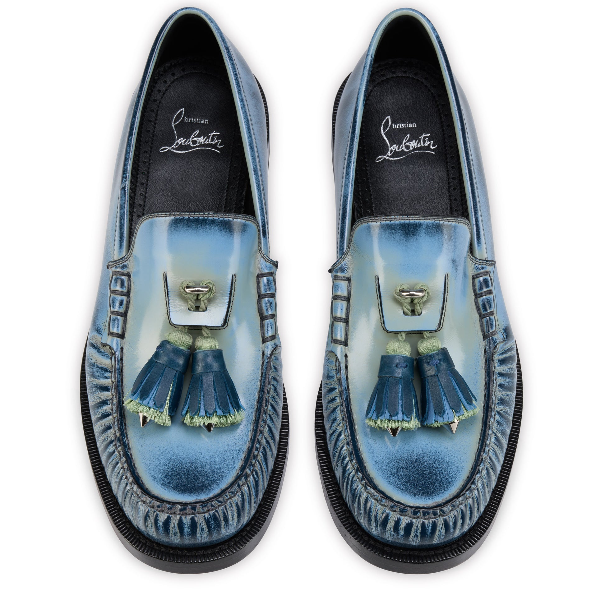 Christian Louboutin Orlando Men Shoes | Color Blue