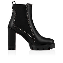 Load image into Gallery viewer, Christian Louboutin Out Line Spike Lug Women Shoes | Color Black
