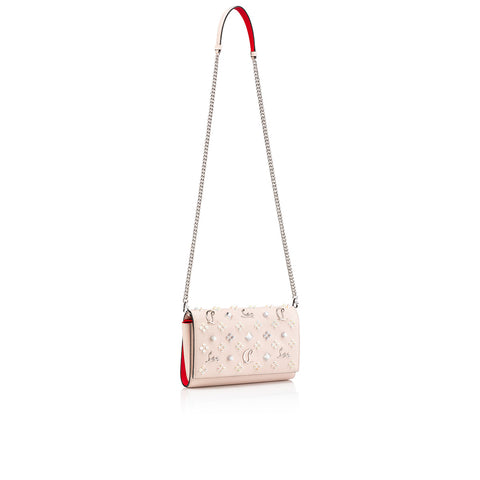 Christian Louboutin Paloma Clutch Women Bags | Color Beige