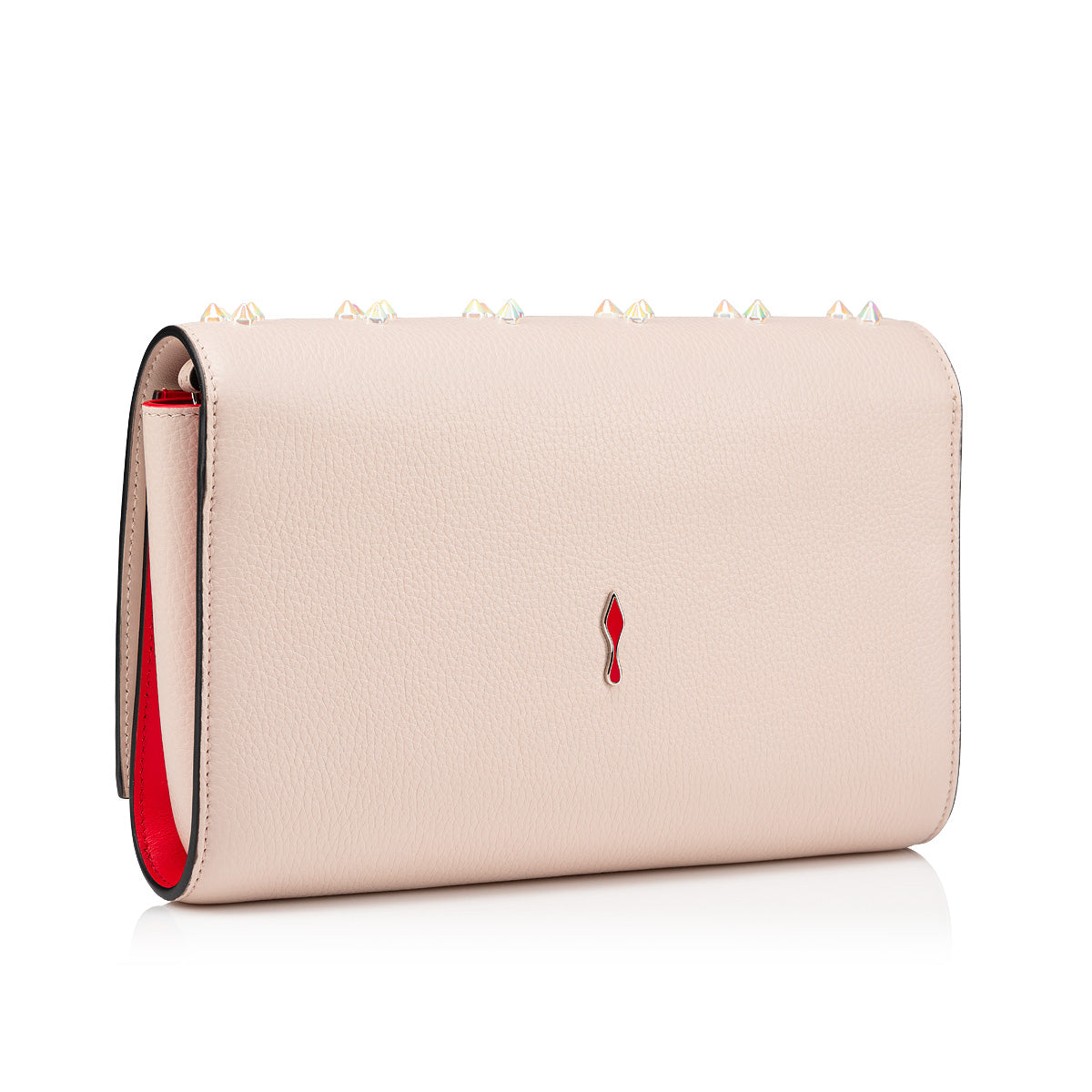 Christian Louboutin Paloma Clutch Women Bags | Color Beige