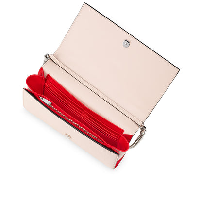 Christian Louboutin Paloma Clutch Women Bags | Color Beige