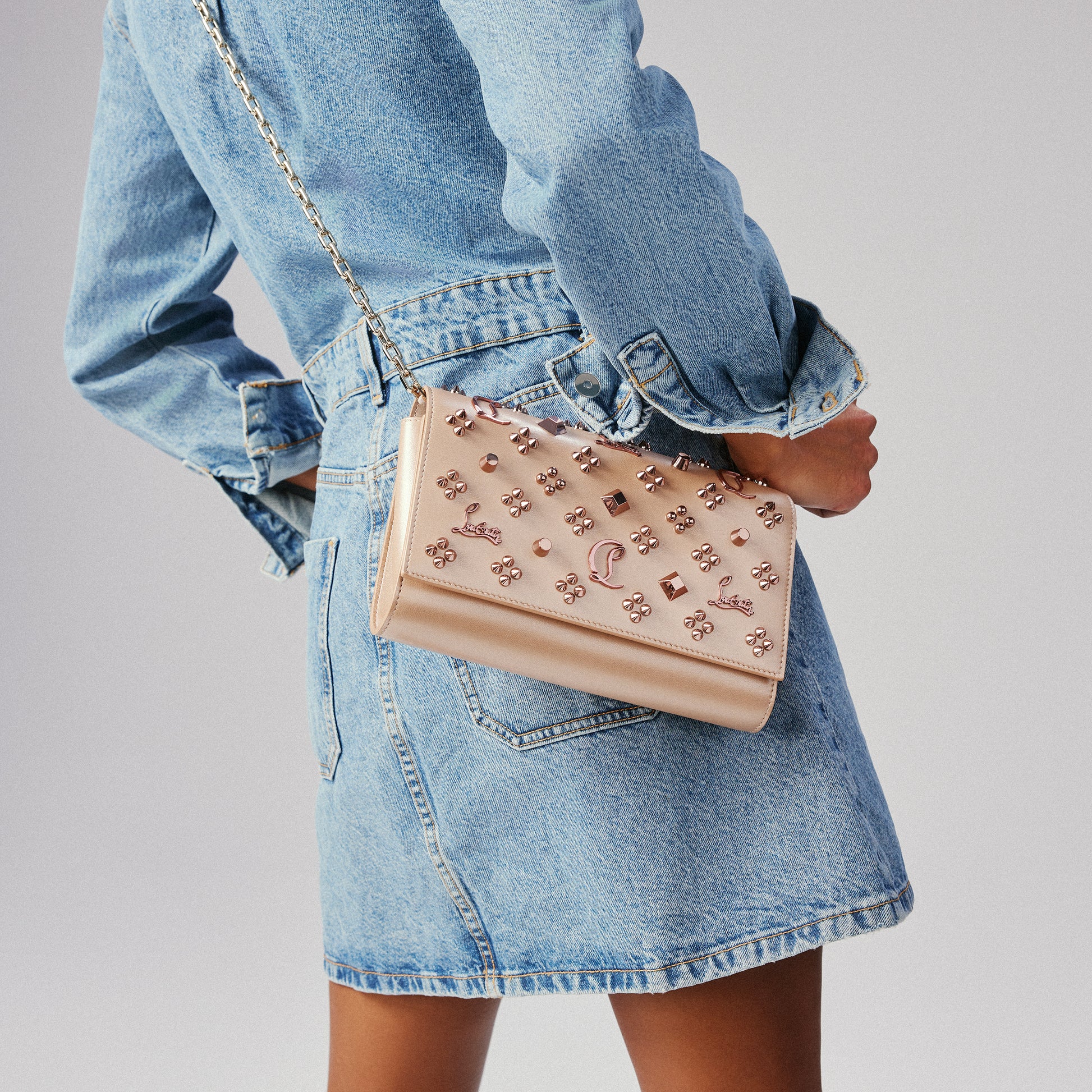 Christian Louboutin Paloma Women Bags | Color Beige