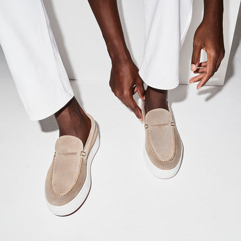 Christian Louboutin Paqueboat Men Shoes | Color Beige