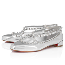 Load image into Gallery viewer, Christian Louboutin Pilouta Jane Spikes Women Shoes | Color Silver
