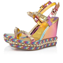 Load image into Gallery viewer, Christian Louboutin Pyraclou Women Shoes | Color Multicolor
