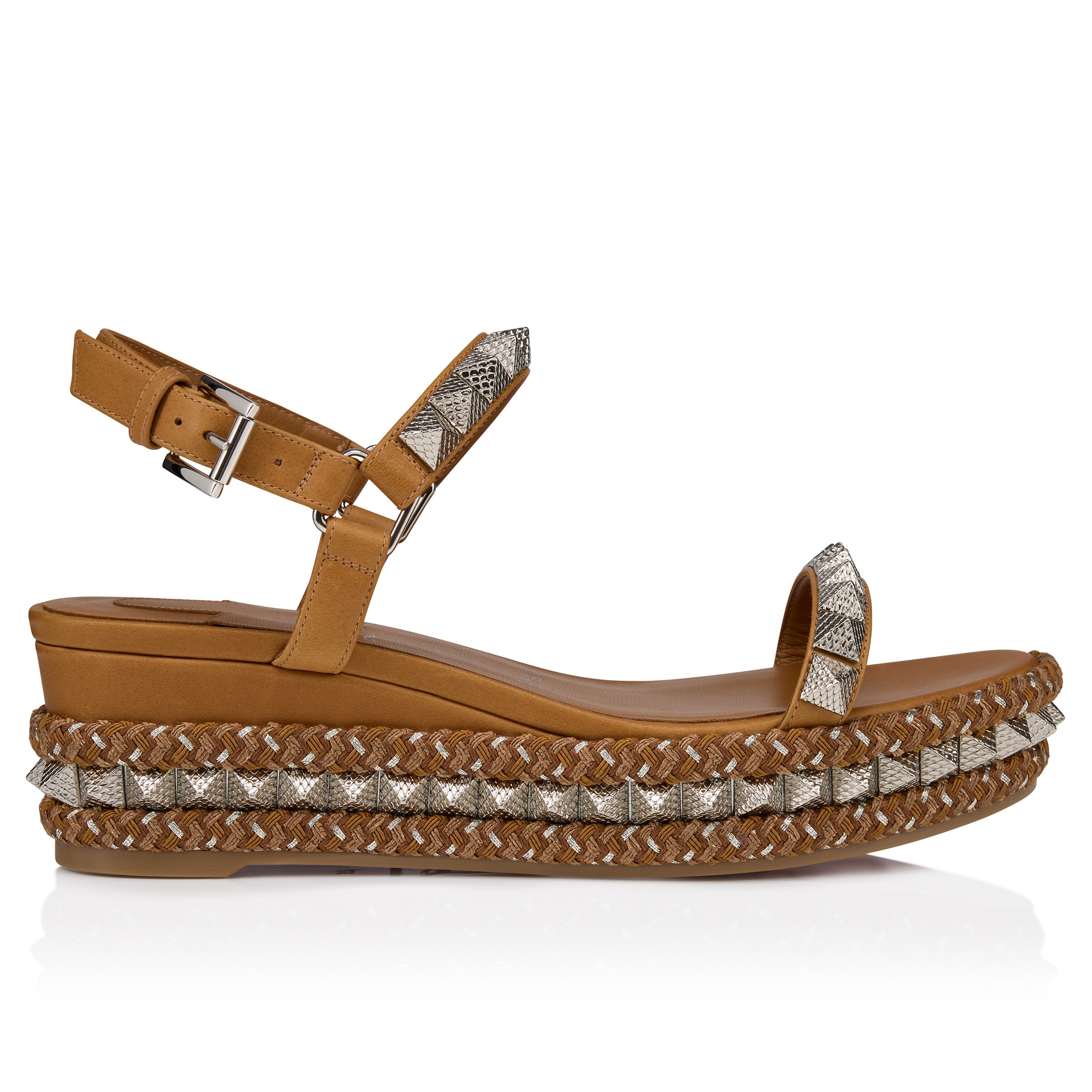 Christian Louboutin Pyraclou Women Shoes | Color Brown