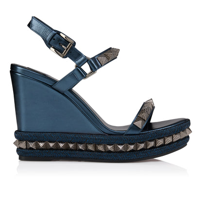 Christian Louboutin Pyra Clou Women Shoes | Color Blue