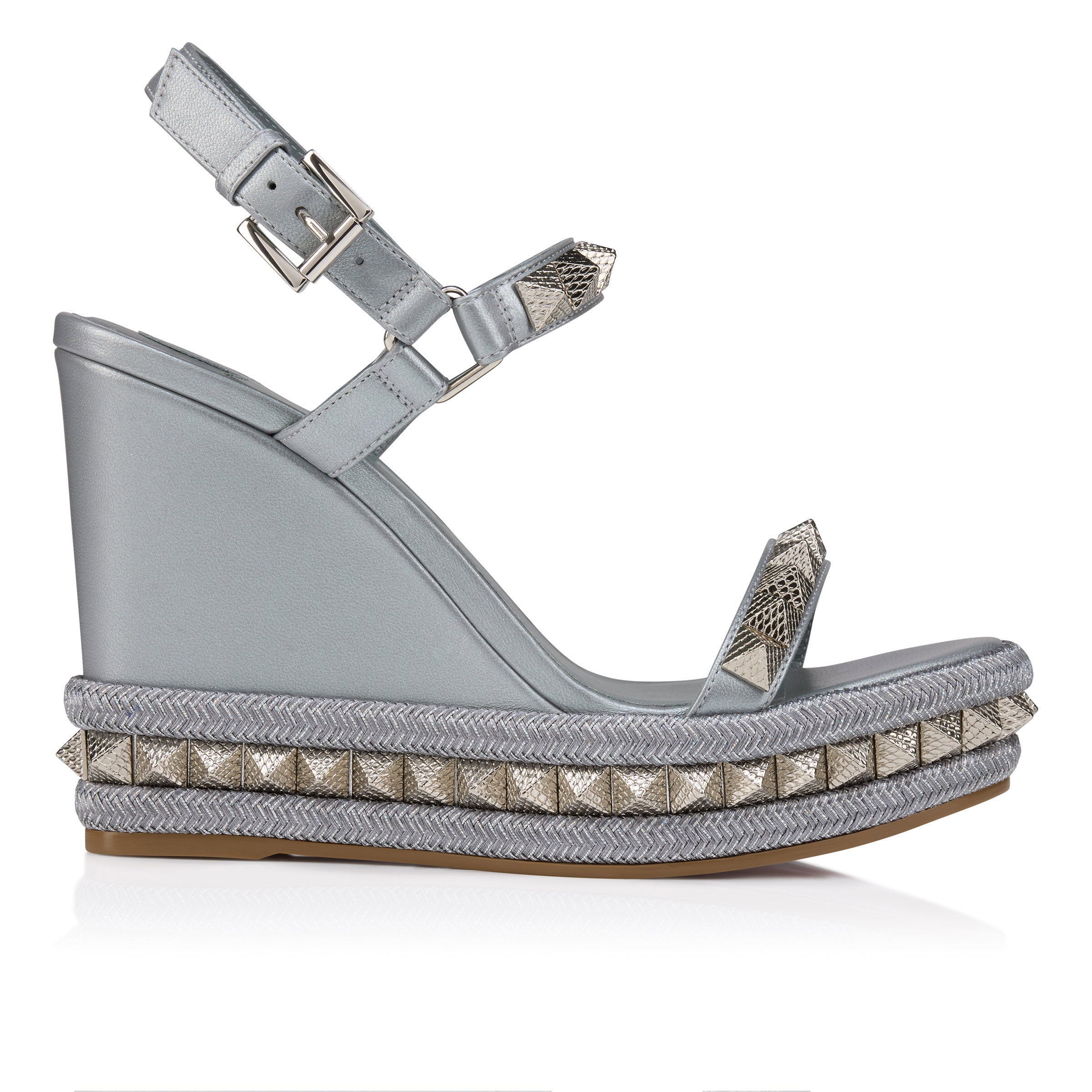 Christian Louboutin Pyraclou Women Shoes | Color Green