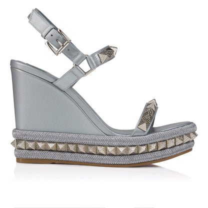 Christian Louboutin Pyraclou Women Shoes | Color Green