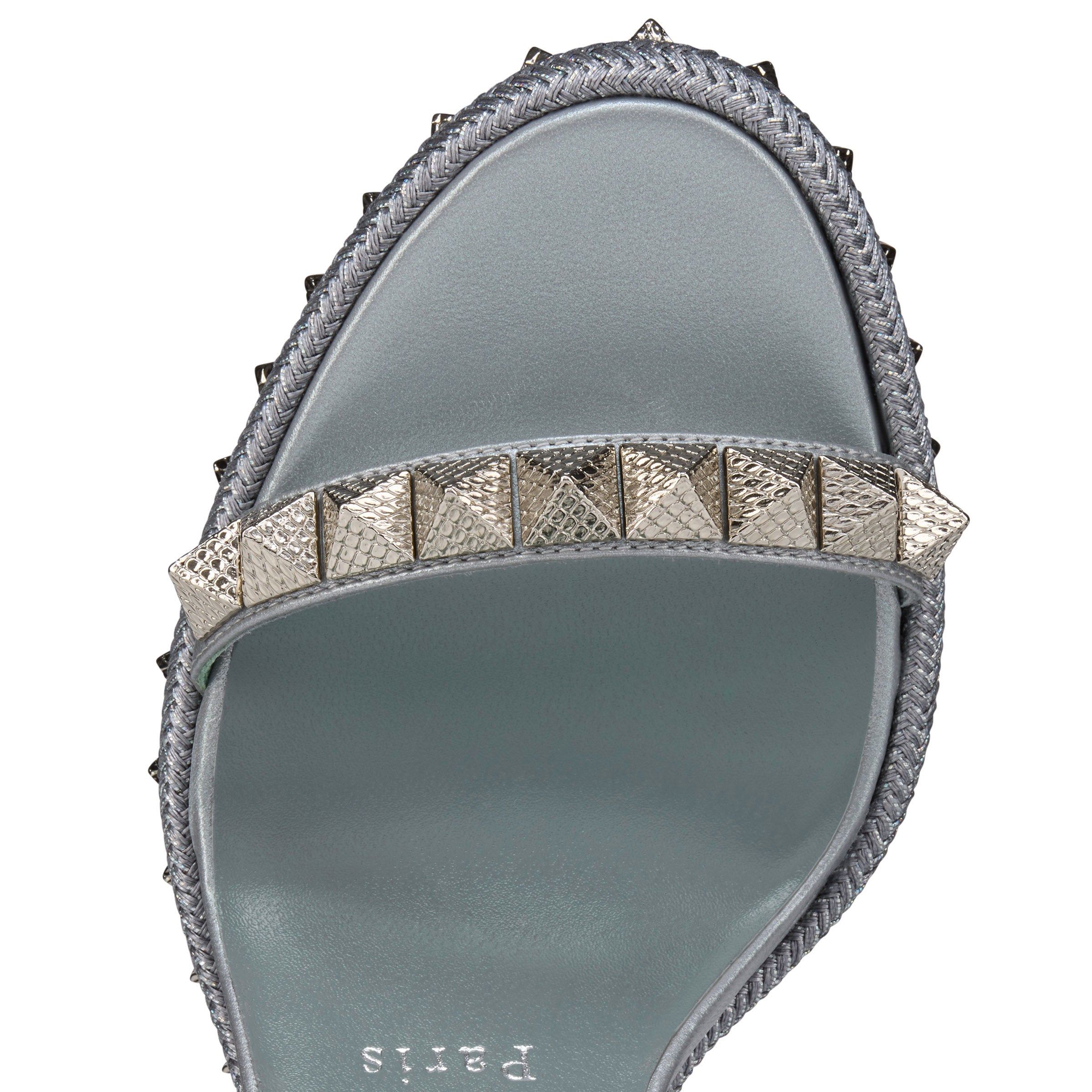 Christian Louboutin Pyraclou Women Shoes | Color Green